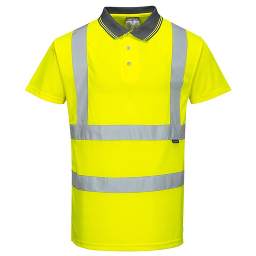 Polo haute visibilité manches courtes nid d'abeille – Portwest S477