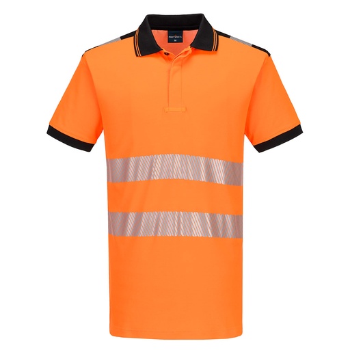 Polo haute visibilité PW3 Cotton Comfort manches courtes – Portwest PW317