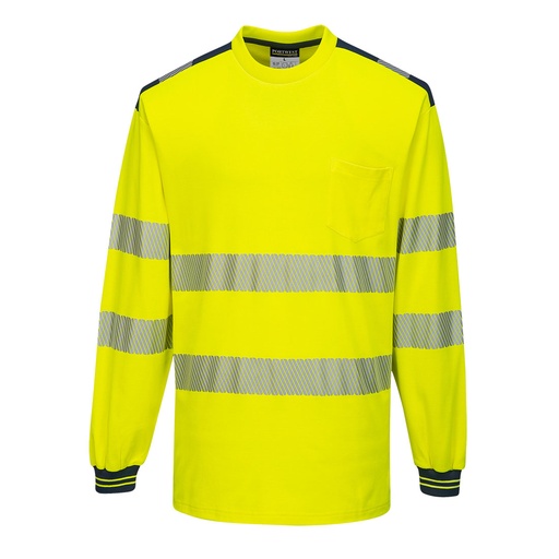 T-shirt haute visibilité manches longues PW3 – Portwest T185