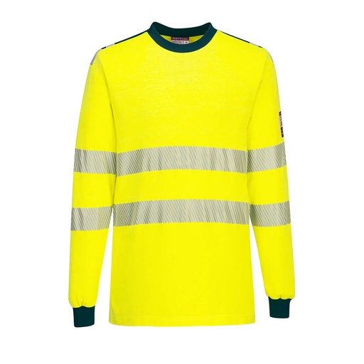 T-shirt ignifugé haute visibilité manches longues PW3 – Portwest FR701