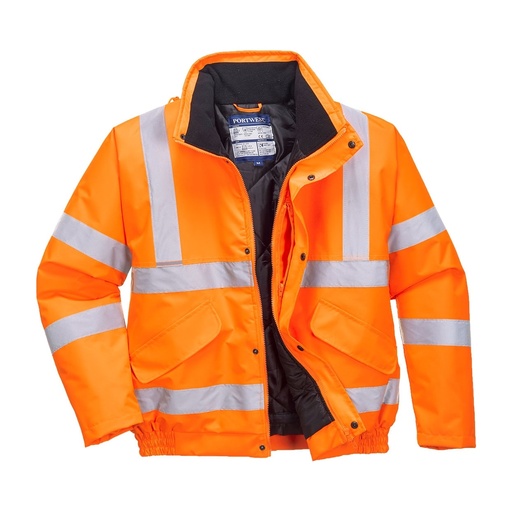Blouson bomber haute visibilité ferroviaire RIS – Portwest RT32