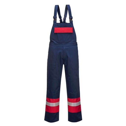 Cotte à bretelles ignifugée bicolore Bizflame Plus – Portwest FR57