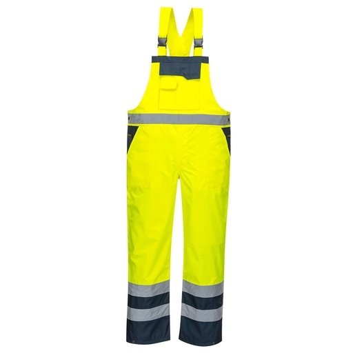 Cotte à bretelles de pluie haute visibilité bicolore – Portwest S488