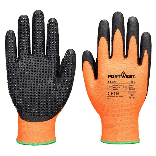 Gant nitrile Grip 13 à picots – lot de 12 paires – Portwest A148