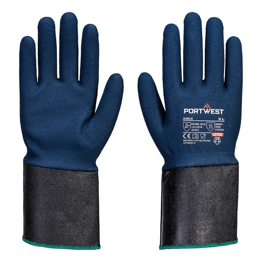 Gant Grip C13 nitrile mousse manchette longue – Portwest A304