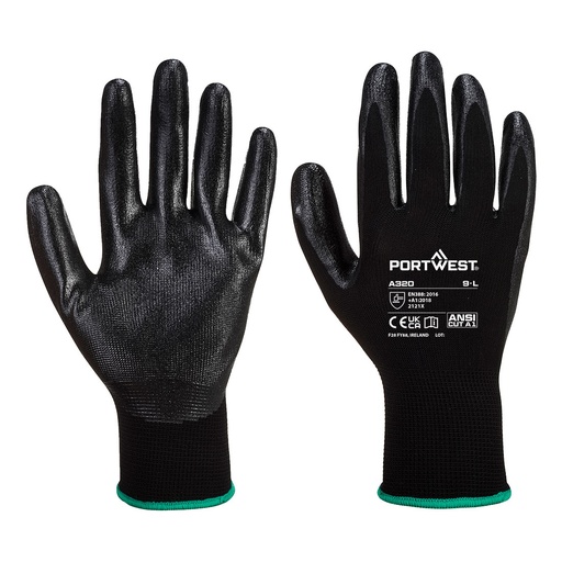 Gant Dexti-Grip mousse nitrile – lot de 12 paires – Portwest A320