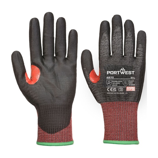 Gant anti-coupure F paume PU – Portwest A670