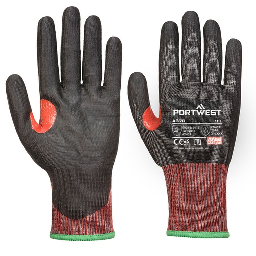 Gant anti-coupure F paume PU – Portwest A670