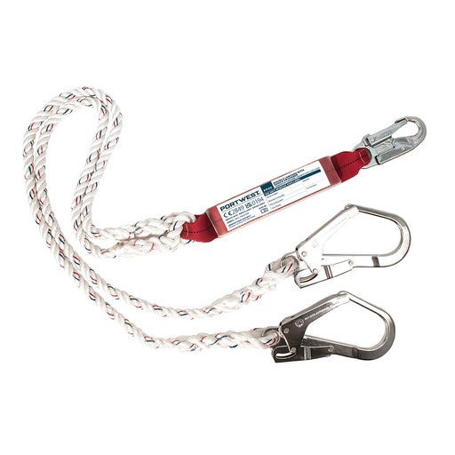 [PW-FP25WHRTU] Double longe en Y 1,8 m avec absorbeur – Portwest FP25