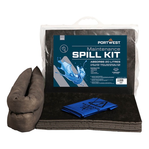 [PW-SM30GRRTU] Kit absorbant maintenance 20 litres – Portwest SM30