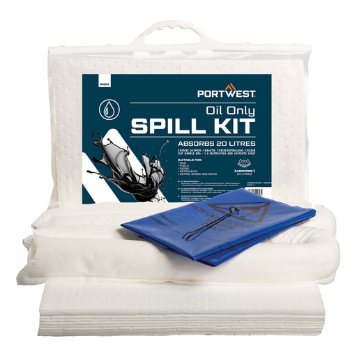 [PW-SM60WHRTU] Kit absorbant hydrocarbures 20 litres – Portwest SM60