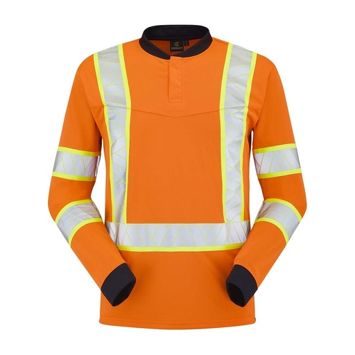 Polo manches longues haute visibilité Boréas – Cepovett Safety 9T035PI
