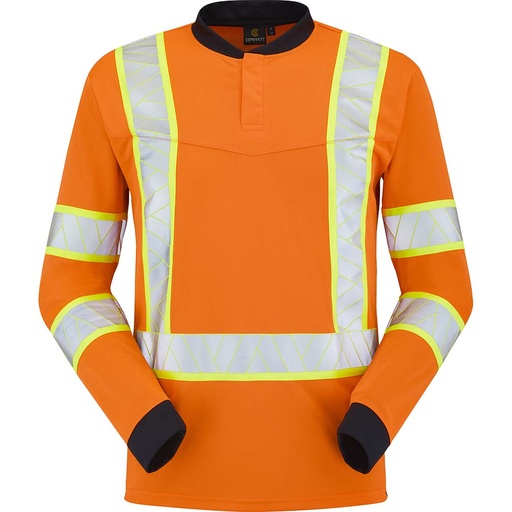 Polo manches longues haute visibilité Boréas – Cepovett Safety 9T035PI