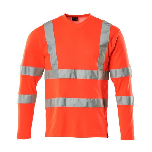 T-shirt manches longues haute visibilité classe 3 Safe Classic – Mascot 18281-995