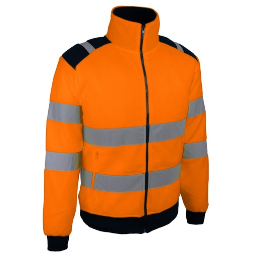Veste polaire haute visibilité orange/marine – Singer POLGO