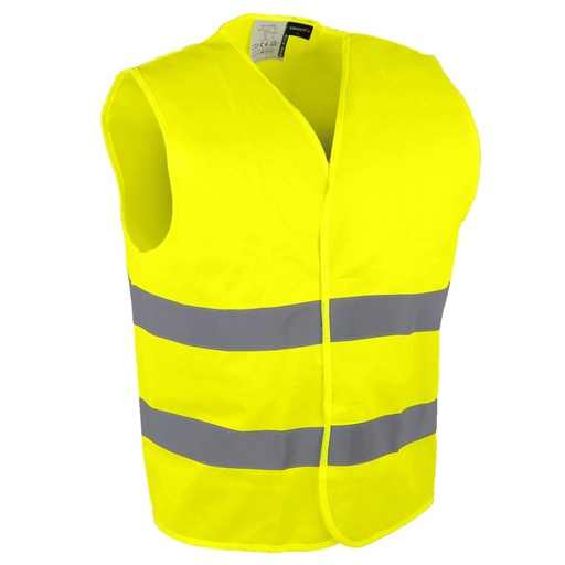 Gilet haute visibilité 2 bandes jaune – Singer GILA