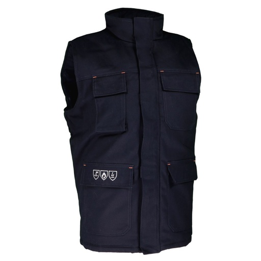 Gilet ignifugé antistatique bleu – Singer GILFLAM