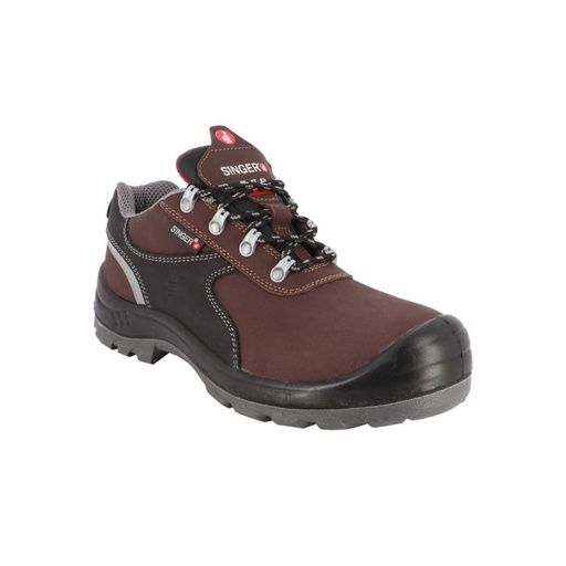 Chaussure de sécurité basse S3L cuir fleur marron – Singer TRANO