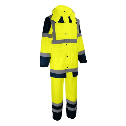 Ensemble de pluie haute visibilité veste et pantalon jaune – Singer VILA