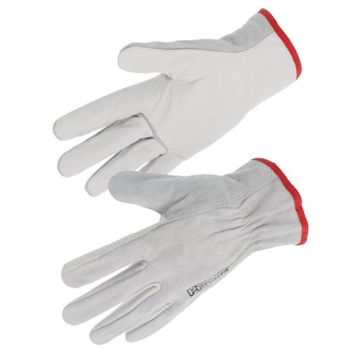 Gant paume fleur de bovin, dos croûte (lot de 10 paires) – Singer 50FC