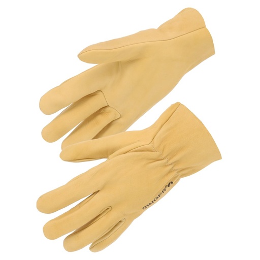 Gant tout fleur de bovin, hydrofuge beige (lot de 10 paires) – Singer 50GHB