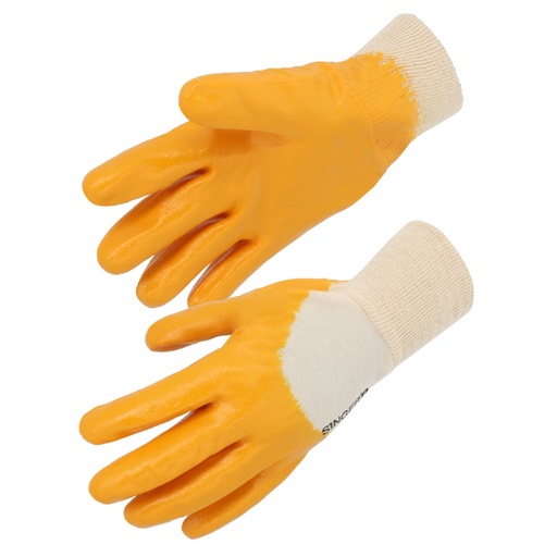 Gant nitrile (3/4), enduction ultra-légère écru (lot de 10 paires) – Singer NBR126