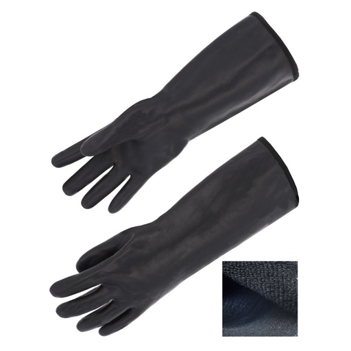 Gant chimique néoprène doublé bouclette 380 mm, type B (lot de 10 paires) – Singer NEO5040