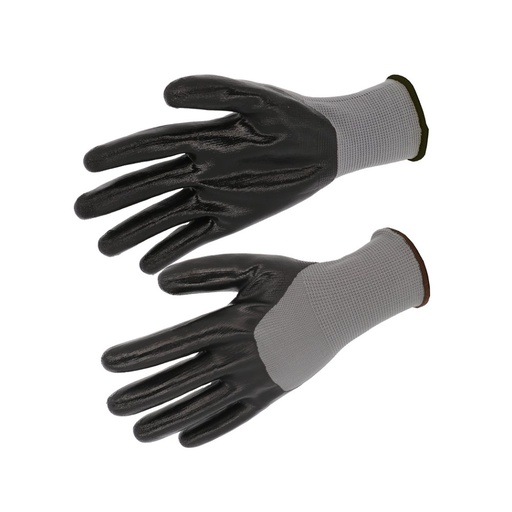 Gant support polyester, enduit nitrile version 3/4 (lot de 10 paires) – Singer PER134NIB