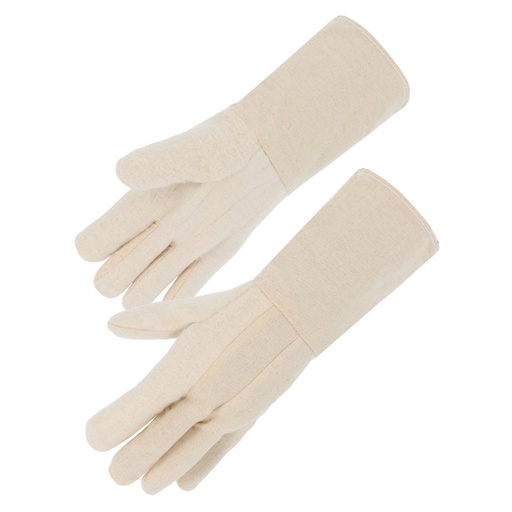 [SI-PRP75415] Gant coton tissé, paume double épaisseur naturel (lot de 10 paires) – Singer PRP75415