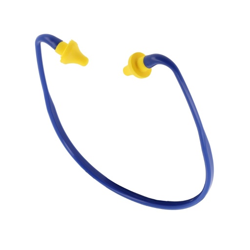 [SI-15BA27] Bouchons d'oreille en polyuréthane avec arceau bleu / jaune – Singer 15BA27