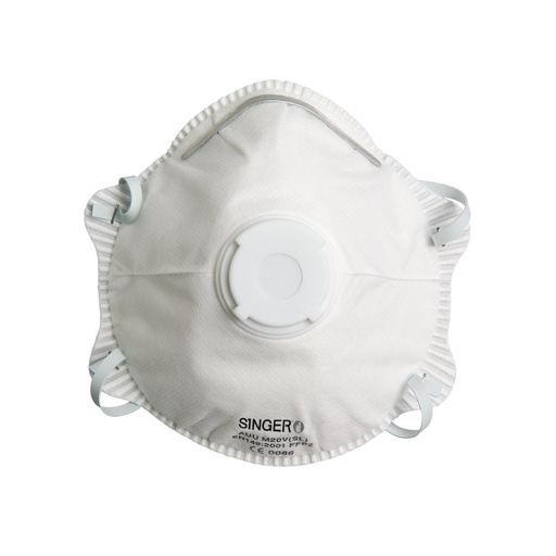 [SI-AUUM20VSL] Demi-masque classique, valve FFP2 (boîte de 10 pièces) – Singer AUUM20VSL