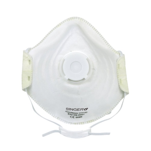 [SI-AUUM23V] Demi-masque confort, Valve, FFP3 NR D (boîte de 10 pièces) – Singer AUUM23V