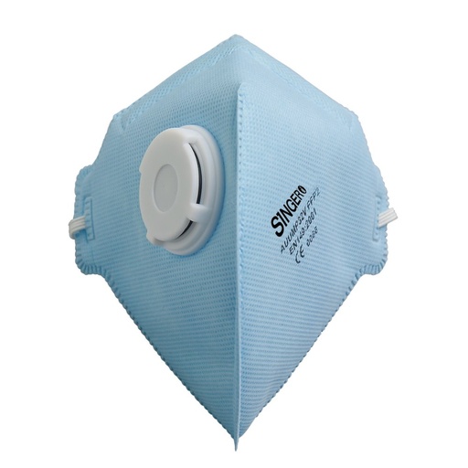 [SI-AUUMP32V] Demi-masque pliable avec valve FFP2 (boîte de 20 pièces) – Singer AUUMP32V