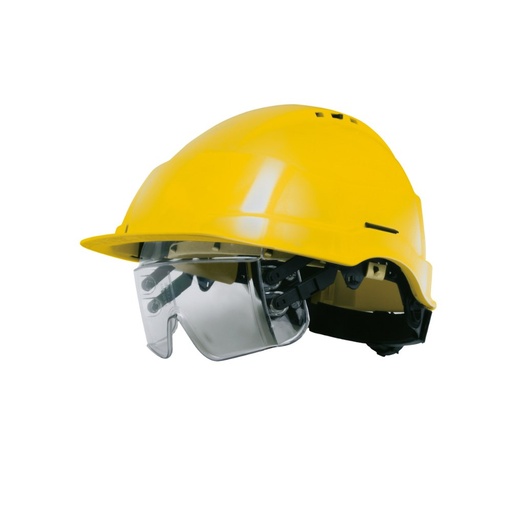 [SI-CASIRISJAU2] Casque IRIS2 avec lunettes intégrées jaune – Singer CASIRISJAU2