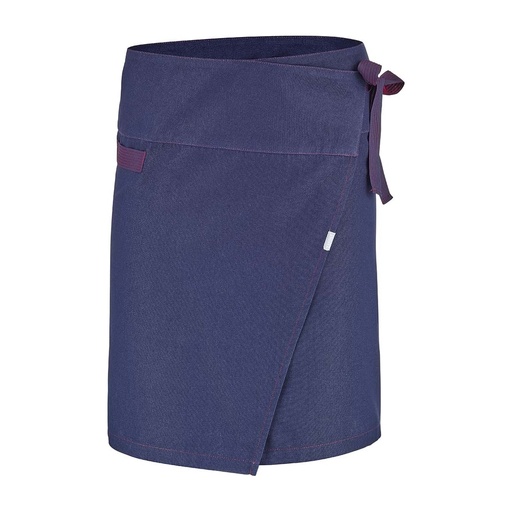Tablier Wok bleu marine coton recyclé