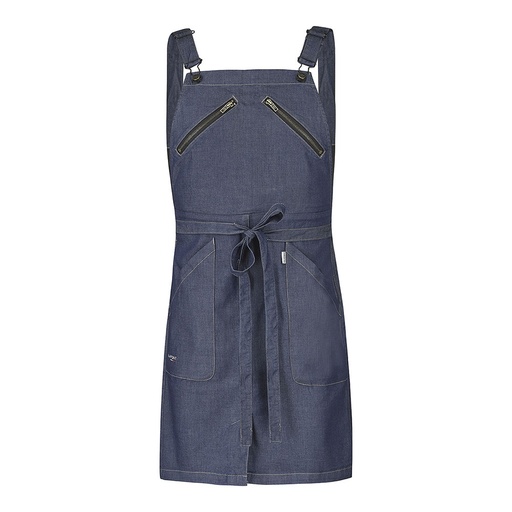 [LA-406TCV-50-TAILLE UNIQUE] Tablier à bretelles 406 denim
