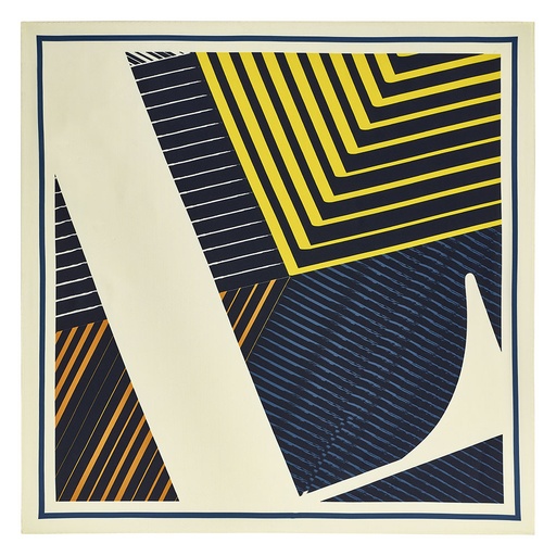 [LA-9LES-2571-TAILLE UNIQUE] Foulard femme Alésia motif L