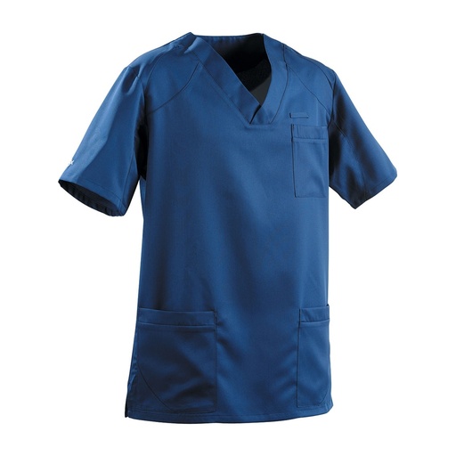 Tunique médicale homme Sandro à enfiler bleu marine