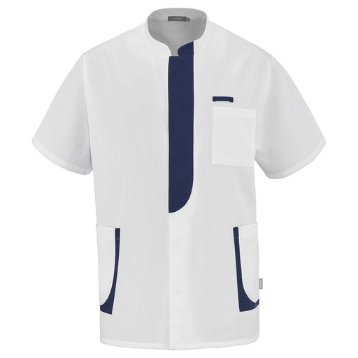 Tunique médicale homme Lee bicolore Tencel