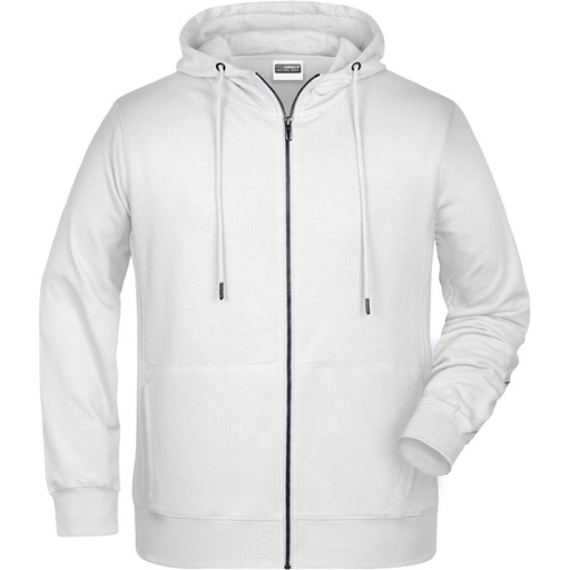 Veste sweat zippée à capuche bio homme – Daiber 8026