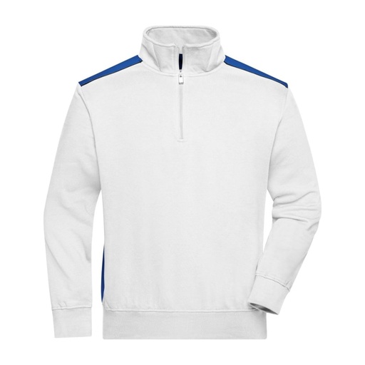 Sweat de travail bicolore col zippé – Daiber JN 868