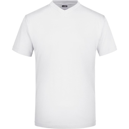 T-shirt col V coton peigné – Daiber JN 03
