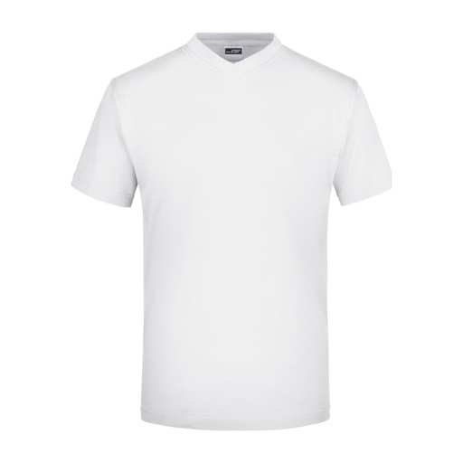 T-shirt col V coton peigné – Daiber JN 03