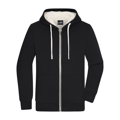 Veste sweat à capuche doublée sherpa – Daiber JN 1320