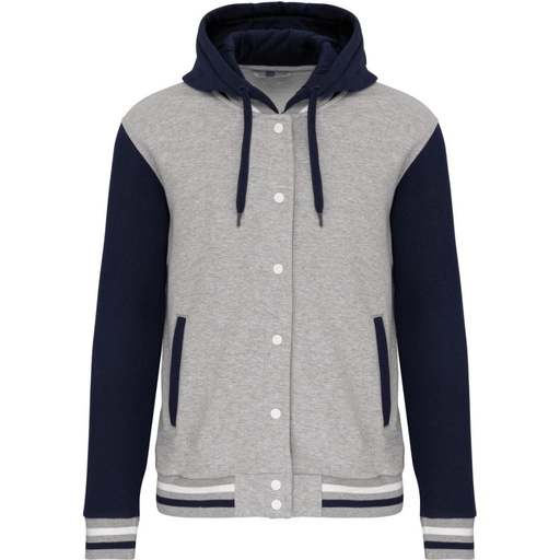 Veste college à capuche « Teddy » – Kariban K4003