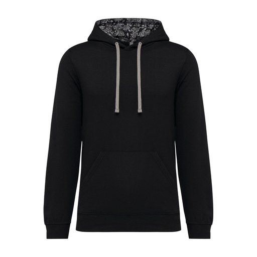 Sweat à capuche contrastée unisexe – Kariban K4013