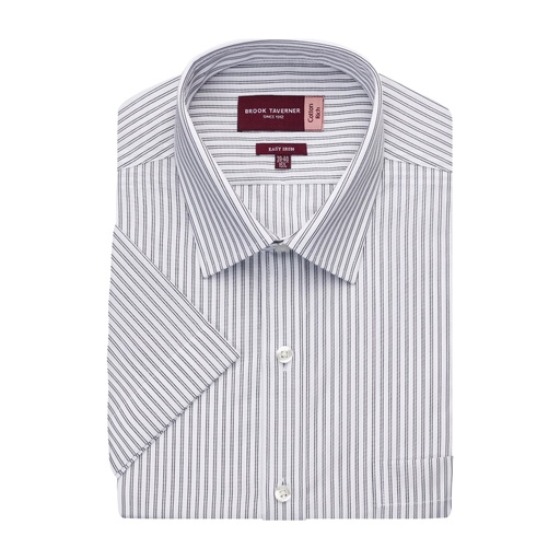 Chemise Roccella rayée manches courtes Brook Taverner 7542