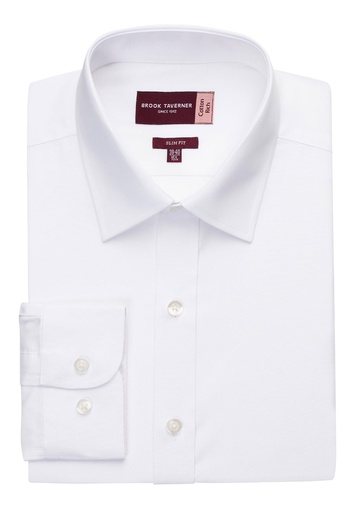 Chemise Alba popeline slim Brook Taverner 7640