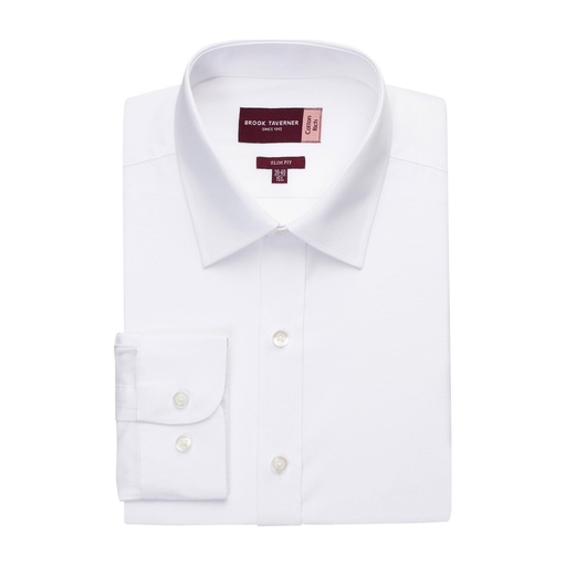 Chemise Alba popeline slim Brook Taverner 7640