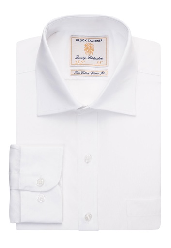 Chemise Cheadle popeline pur coton Brook Taverner 7641